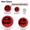 Picture of GameXcel 24Pcs Christmas Balls Ornaments for Xmas Tree - Shatterproof Christmas Tree Decorations Large Hanging Ball Red 2.5" x 24 Pack