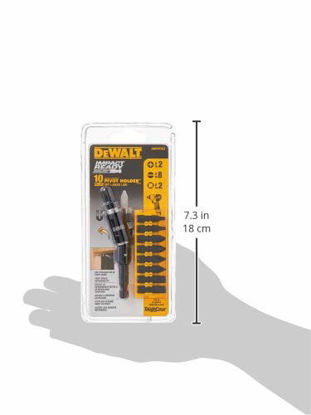 Picture of DEWALT DWPVTSET Pivot Holder Set with Bit Bar, 10-Piece