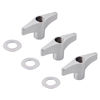 Picture of Cymbal Stand Sleeves Cymbal Felts with Cymbal Washer & Base Wing Nuts Replacement for Drum Set of 21