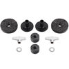 Picture of Cymbal Stand Sleeves Cymbal Felts with Cymbal Washer & Base Wing Nuts Replacement for Drum Set of 21