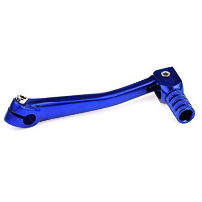 Picture of Blue Motorcycle ATV CNC Aluminum Folding Gear Shift Shifter Lever for TTR50 110cc 125cc 140cc 150cc 160cc Dirt Bike Pit Bikes Motocross