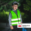 Picture of Salzmann 3M Children's High Visibility Safety Vest with Zipper | Made with 3M Reflective Material | Green