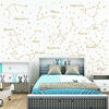 Picture of Constellation Wall Decal Twelve Constellations Stars Wall Stickers for Nursery Room Zodiac Astronomy Art Mural Kids Room Stars Decoration AM117 (Gold)