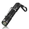 Picture of UltraTac K1 Keychain Flashlight, 180lm Waterproof with Tailcap Switch, AAA Battery LED Keychain Light for EDC, Camping, Hiking, Outdoor Activity and Emergency Lighting (Black)