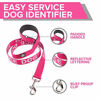 Picture of Industrial Puppy Service Dog Leash Wrap, Emotional Support Dog Leash with Neoprene Handle and Reflective Lettering - Supplies or Accessories for Service Dog Vest, Emotional Support Vest