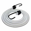 Picture of SGT KNOTS Marine Grade Bungee Cord with Hooks - Heavy Duty Straps for Bikes, Tie Downs, Camping & Cars (16", White, 4Pack)