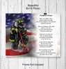 Picture of Firefighter's Prayer Wall Art Print - Perfect Gift For Firemen and First Responders - Great For Home Decor - Ready to Frame (8x10) Vintage Photo