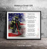 Picture of Firefighter's Prayer Wall Art Print - Perfect Gift For Firemen and First Responders - Great For Home Decor - Ready to Frame (8x10) Vintage Photo