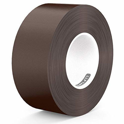 Picture of LLPT Duct Tape Premium Grade 2.36 Inches x 108 Feet x 11 Mil Residue Free Strong Waterproof Adhesive Color Dark Brown