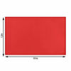 Picture of Hubulk Dog Cat Food Feeding Mat L (19"x12") XL (24"x16") or XXL (32X24) 0.5" & 1" inch Raised Edge Silicone Non Slip Waterproof Pet Food Mat Dog Bowl Placemat Large (L, Red)