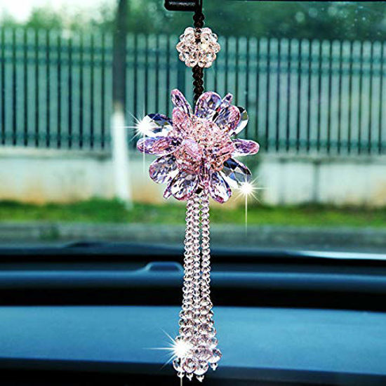 Pink rear on sale view mirror