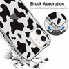 Picture of KANGHAR iPhone 12 Case, iPhone 12 Pro Case Cow Printer Black Cute Pattern Shockproof Clear Four Corners Cushion Durable Hard PC + Soft TPU Bumper Anti-Scratch Full Body Protection Cover-6.1inch