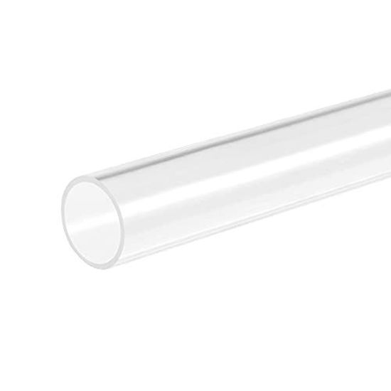 Picture of MECCANIXITY Acrylic Pipe Rigid Round Tube Clear 26mm ID 30mm OD 305mm for Lamps and Lanterns,Water Cooling System 2pcs