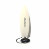 Picture of Windeck Finger Surfboard - Rad Looking Fingerboard Toy - Surf The Wind - Mini Board for Kids and Surfers Looking to Hone Their Surfer Skills (White Slice)