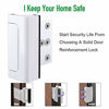 Picture of Door Reinforcement Lock,3 Inch Security Door Lock for Kids,Home Child Proof Door Locks Withstand 800 lbs for Inward Swinging Door,Easy to Install. (White)