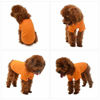 Picture of Lovelonglong 2019 Pet Clothing Dog Costumes Basic Blank T-Shirt Tee Shirts for Small Dogs Orange L