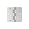 Picture of Schlage 3.5" Door Hinge with 1/4" Radius Round Corner in Bright Chrome (3-Pack)