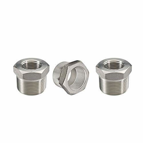 Getuscart Beduan Stainless Steel Reducer Hex Bushing 1 Male Npt To 12 Female Npt Reducing 