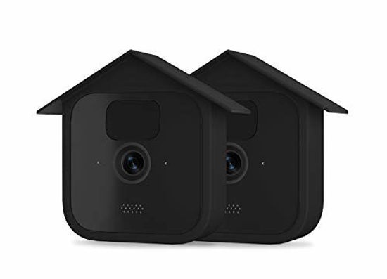 Picture of Blink Outdoor Camera Cover,Birdhouse Case for New Blink Outdoor Security Camera-HOLACA Silicone Skin for Blink Camera- Anti-Scratch Protective Cover for Full Protection (2 Pack, Black)