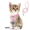 Picture of Fida Comfy Dog Harness with Leash, Cat Vest Harness Escape Proof, Breathable Lightweight Soft Mesh, Adjustable Reflective Step-in Harness for Puppy Toy Breeds & Extra-Small Pet (XXS, Pink)