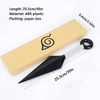 Picture of CRHC 10in Plastic Kunai Minato Kakashi Cosplay Prop Kunai Accessories Uzumaki Kakashi Namikaze Minato Kunai Cosplay (White, A)