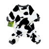 Picture of Fitwarm Adorable Milk Cows Pet Dog Clothes Comfy Velvet Winter Pajamas Puppy Doggy Cat Coat Jumpsuit, Large