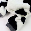 Picture of Fitwarm Adorable Milk Cows Pet Dog Clothes Comfy Velvet Winter Pajamas Puppy Doggy Cat Coat Jumpsuit, Large