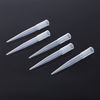 Picture of 1mL Pipette Tips - Four E's Scientific Universal 1000ul Pipette Tips Racked Non-pyrogenic DNAse/RNAse Free Autoclavable 1 Rack 96 Tips