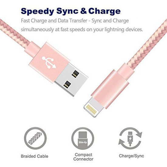 Câble chargeur USB Lightning pour iPhone7/7 Plus, iPhone 6/6 Plus