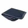 Picture of Furhaven Replacement Pet Bed Cover - Chaise Lounge Quilted Fleece and Suede Couch Washable Dog Bed Cover, Dark Blue, Small