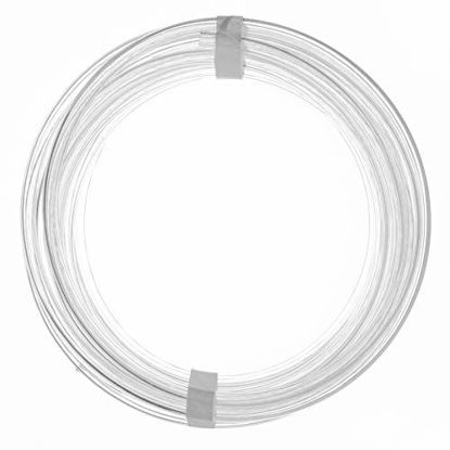 Picture of Quickun Pneumatic Tubing 1/4" Tube OD PU Polyurethane Tube Air Hose Line for Air Compressor Fitting or Fluid Transfer (Clear 32.8ft)