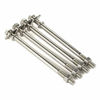 Picture of 4 Sets 3/8-16 x7" Hex Head Screws Bolts, Nuts, Extra-large and Thick Flat & Lock Washers, Half Threaded, Stainless Steel 18-8, Bright Finish