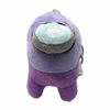 Picture of iBccly Among Us Plush Stuff Merch Crewmate Plushie Plush Toy Plush Stuff Animal Gifts for Game Fans (Purple, 4.3 in)