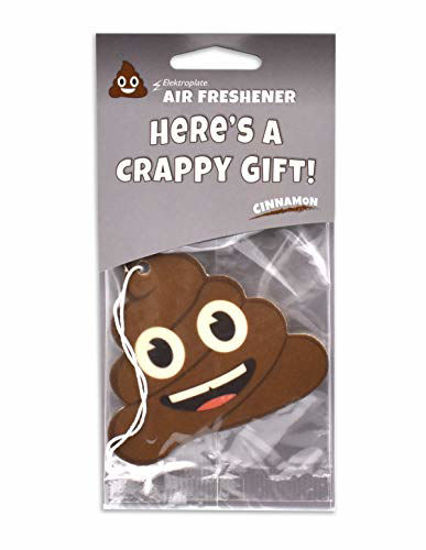Picture of Poop Emoji Air Freshener, Cinnamon Scent, 6-Pack