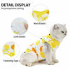 Picture of TORJOY Kitten Recovery Suit Spay,Cat Recovery Suit for Abdominal Wounds or Skin Diseases,E-Collar Alternative for Cats Dogs, After Surgey Wear, Recommended by Vets (M (6-8 1bs), Lemon)