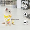 Picture of TORJOY Kitten Recovery Suit Spay,Cat Recovery Suit for Abdominal Wounds or Skin Diseases,E-Collar Alternative for Cats Dogs, After Surgey Wear, Recommended by Vets (M (6-8 1bs), Lemon)