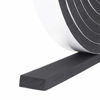 Picture of Foam Insulation Tape self Adhesive,Weather Stripping for Doors and Windows,Sound Proof soundproofing Door Seal,Weatherstrip,Pipe Cooling, Air Conditioning Seal Strip (W:1In xT: 2/5In XL: 16Ft)