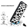 Picture of KANGHAR iPhone XR Case Phone Cases Cow Print Pattern Soft TPU Bumper Hard PC Back Shell Shockproof Anti-Scratch Full Body Protection Case