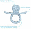 Picture of RaZbaby RaZbuddy RaZberry Teether Blue Moon/Pacifier Holder w/Removable Baby Teether Toy - 0M+ - Bpa Free - Penguin