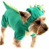 Picture of DELIFUR Dinosaur Dog Halloween Costume Pet Dino Hoodie for Small Dogs Cats (XS, Green)