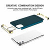 Picture of iPhone 11 Case,RORSOU 3 in 1 Ultra Thin and Slim Hard Case Coated Non Slip Matte Surface with Electroplate Frame for Apple iPhone 11 (6.1")(2019) - Dark Green