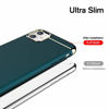 Picture of iPhone 11 Case,RORSOU 3 in 1 Ultra Thin and Slim Hard Case Coated Non Slip Matte Surface with Electroplate Frame for Apple iPhone 11 (6.1")(2019) - Dark Green