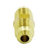 Picture of Vis Brass SAE 45 Degress Flared Tube Fitting Union 3/8" Male Flare x 3/8" Male Flare (Pack of 5)