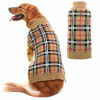 Picture of PUPTECK Classic Plaid Style Dog Sweater - Puppy Festive Winter Cloth