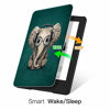 Picture of Ayotu Slim Case for All-New Kindle(10th Gen, 2019 Release) - PU Leather Cover with Auto Wake/Sleep-Fits Amazon All-New Kindle 2019(Will not fit Kindle Paperwhite or Kindle Oasis),The Elephant