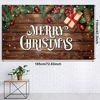 Picture of Christmas Backdrop Xmas Photography Backdrop Merry Christmas Wood Wall Background Winter Holiday New Year Eve Indoor Outdoor Party Supplies for Portrait Photo Studio Photo Booth Photographer Props