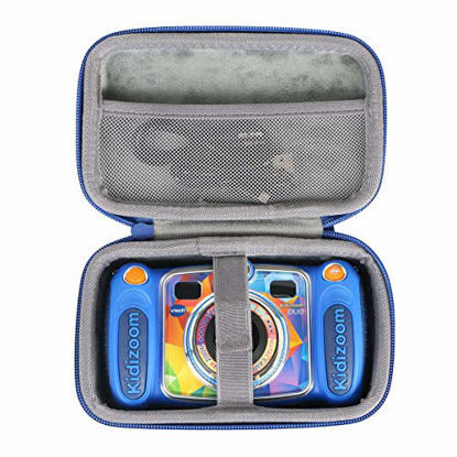 Picture of co2crea Hard Travel Case Replacement for VTech Kidizoom Duo Selfie Camera (Blue)