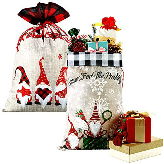 Winter Wonder Lane Santa & Snowman Large Gift Bags, 3-Pack | Big Lots