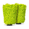 Picture of Chenille Premium Scratch-Free Microfiber Wash Mitt Green (2 Pack)