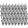 Picture of XunLiu 100PCS Grade 14.9 Alloy Steel Hex Socket Head Cap Screws Allen Wrench Drive Knurled Screws Black M2 25MM